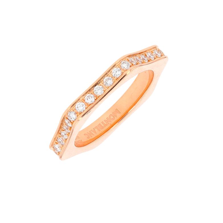 Bague MONTBLANC Small ring diamants 0.54 carat Comme neuf -  reconditionné disponible sur Gemme Les Bijoux
